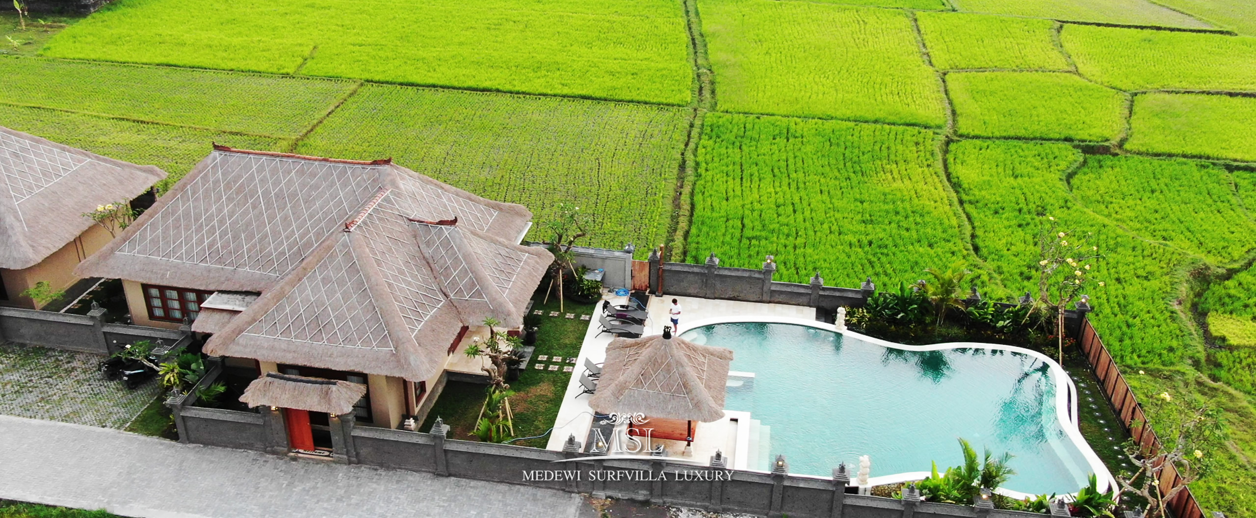 Medewi Surf Villa Luxury in Bali.