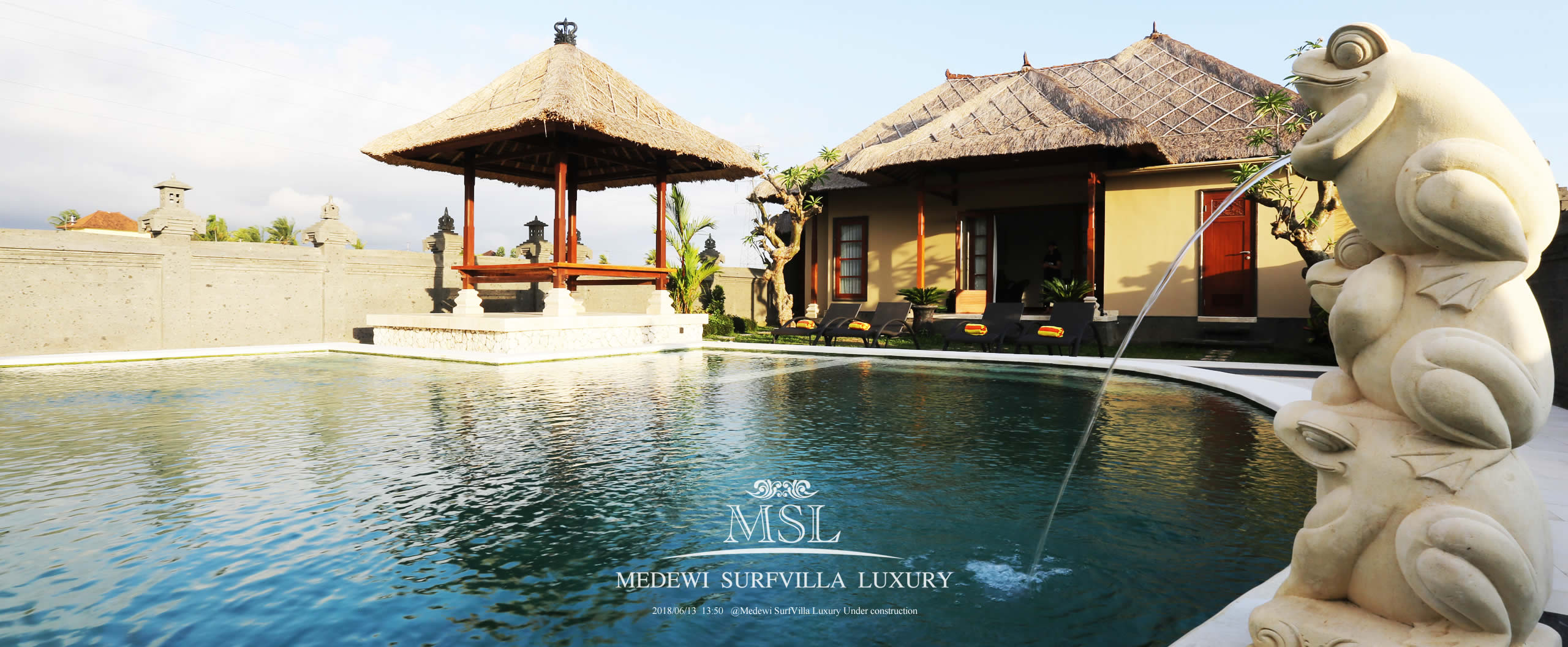 Medewi Surf Villa Luxury in Bali.